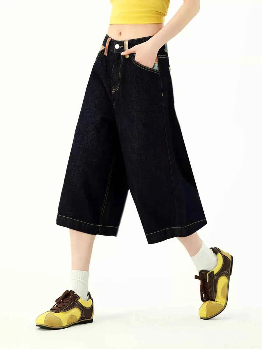 Y2K Kidcore Plaid Pocket Retro Jorts