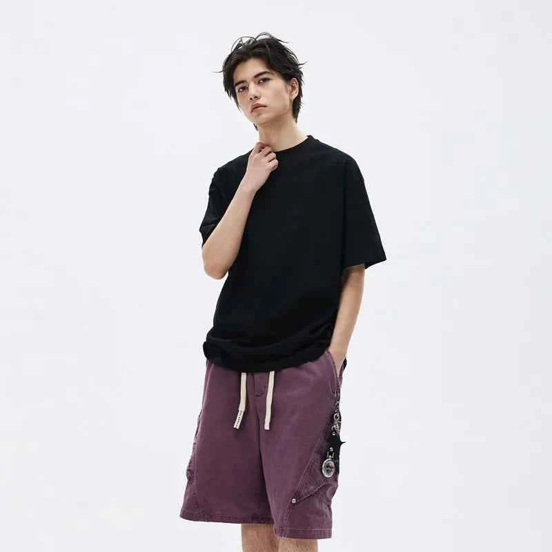 Elevated Solid Color Loose Short Sleeve T-Shirt