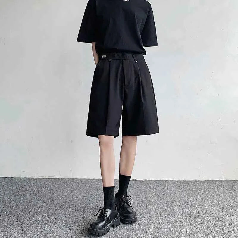 Luxury Elegant Solid Color Straight Casual Short