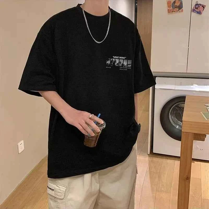 Streetwear Vintage oversized graphic printed summer T-Shirt