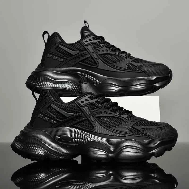 High Quality Black Large Size Platform Sneaker