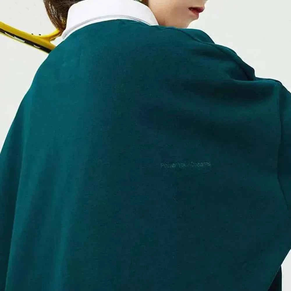 Color Blocked Patchwork Long Sleeve Polo T-Shirt