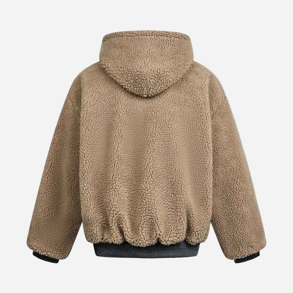 Retro High Street Double-Sided Hooded Jacket
