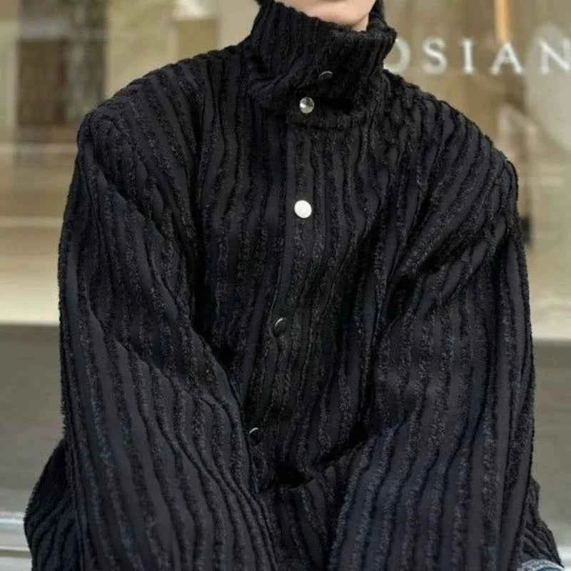 Y2K Thicken Button Warm Casual Cardigan