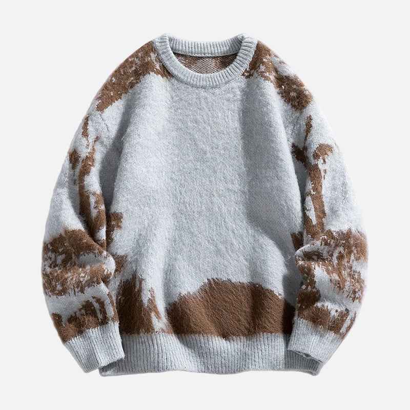 Y2K Stylish Hip Hop Knit Sweater