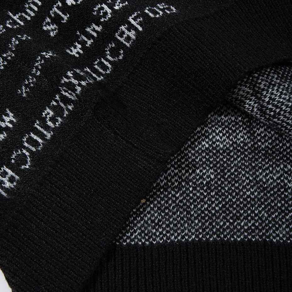 Y2K Gothing Vintage Oversized V-Neck Knit Cardigan