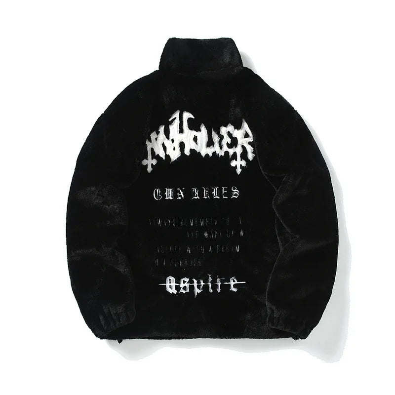 Streetwear Outerwear | Gothic Fur Jacket - Luxuryurbanwear