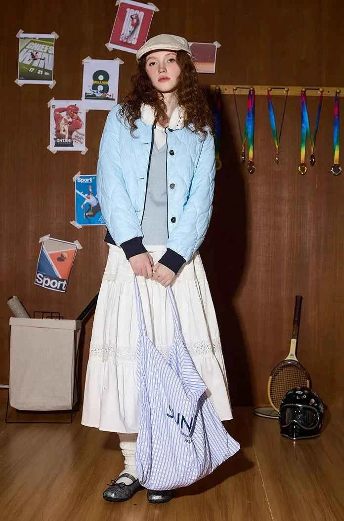 Winter Diamond Quilted Puffer Jacket