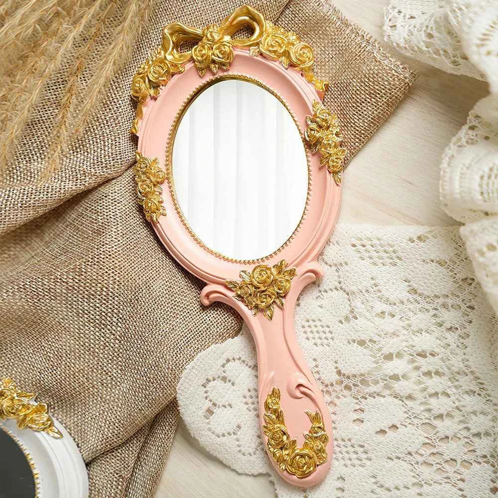 Vintage baroque Hand Mirror
