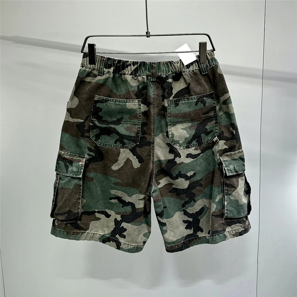 Tactical Camouflage Knee Length Shorts