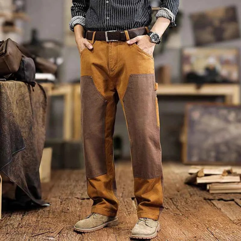 High End American Style Tide Functional Jeans