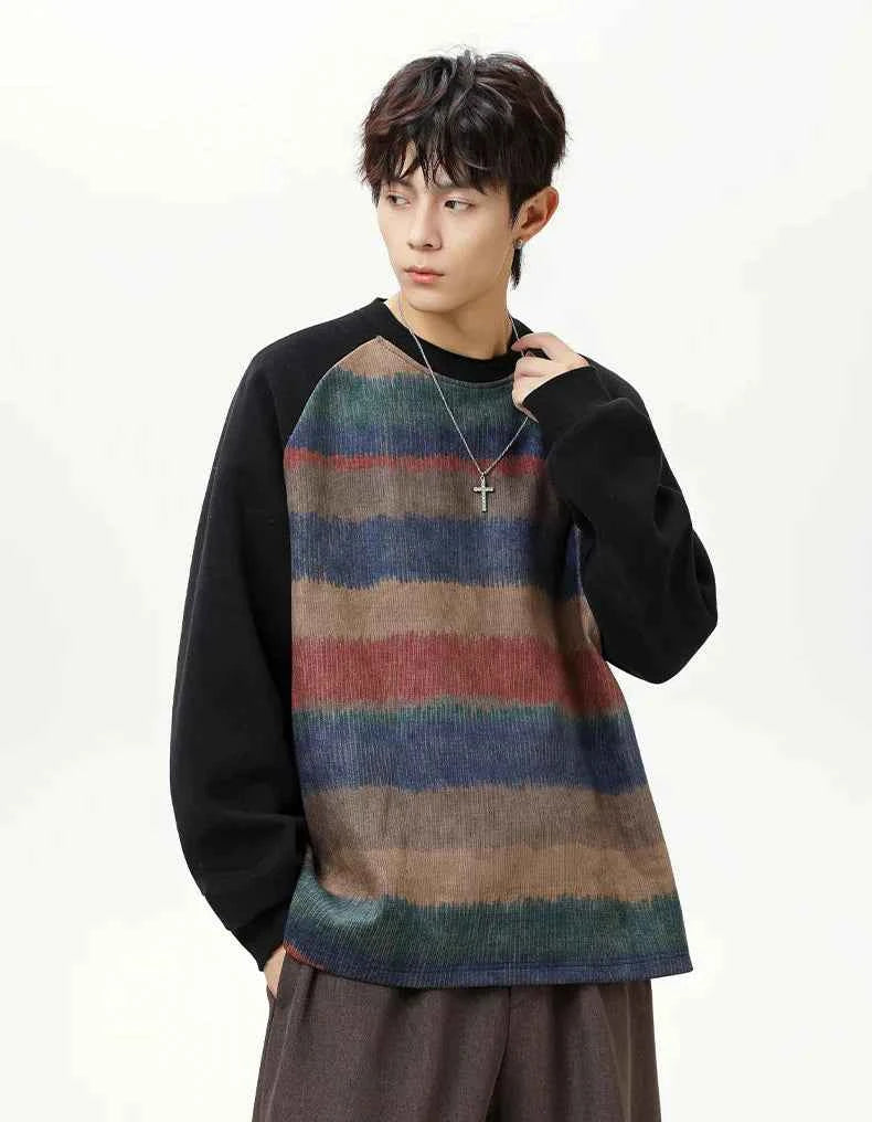 Streetwear Crewneck Raglan Sweatshirt