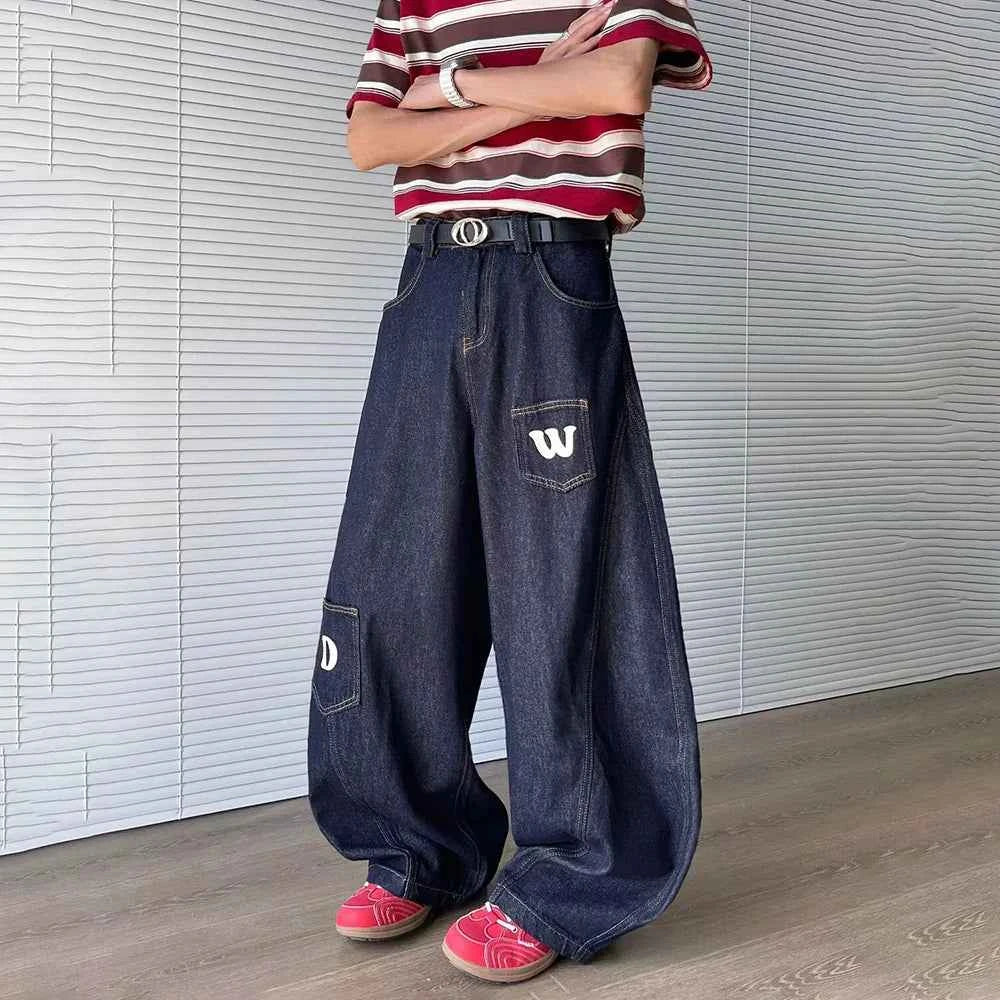 Effortless Cool Scimitar Wide Leg Jeans