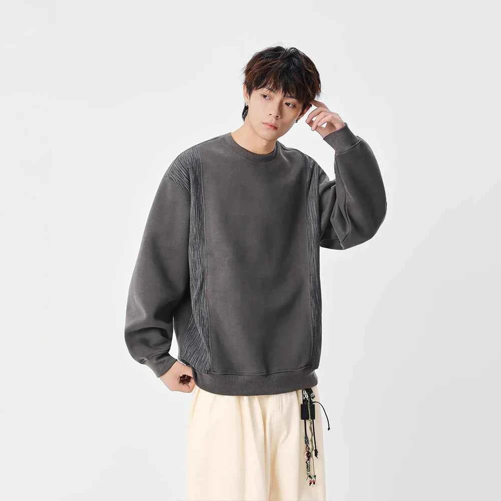 Y2K Retro Patchwork Heavyweight Sweatshirt