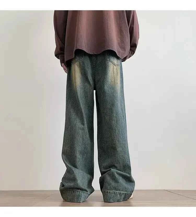 Vintage Blue Wide Legged Denim Jeans