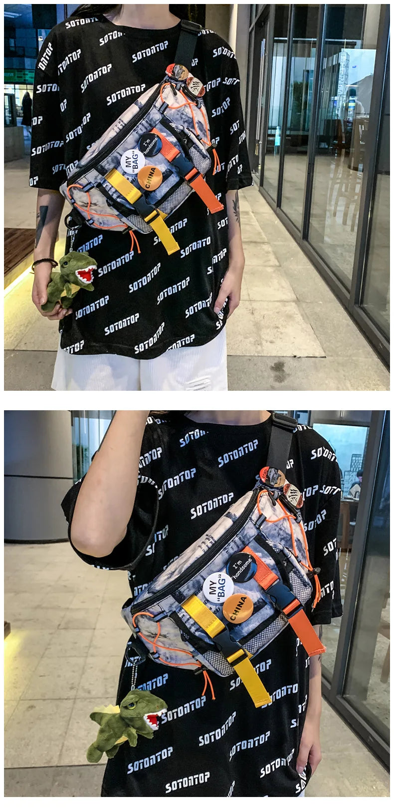 All Purpose Tie-Die Waist Bag