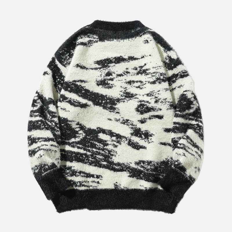 Winter Flexible Geometric Pattern Sweater