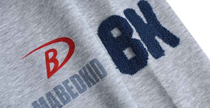 Insulated Embroidered American Style Letter Hoodie