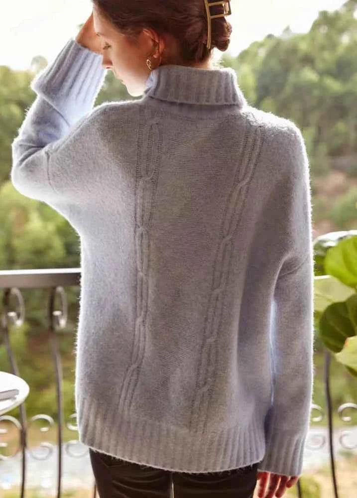 Y2K Cozy Chic Turtle Neck Casual Sweater