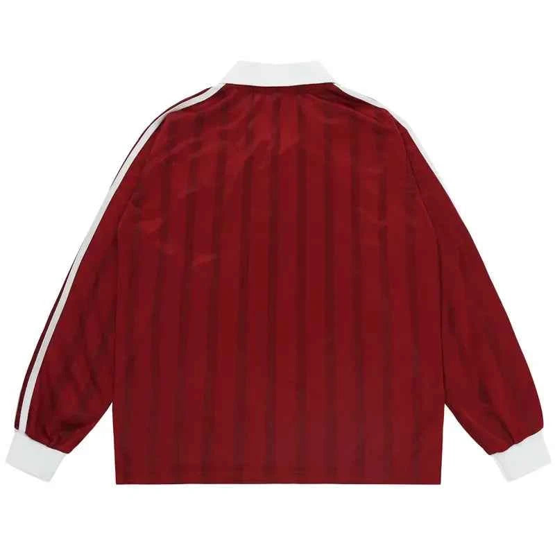 Graphic Printed Racing Patchwork Long Sleeve T-Shirt