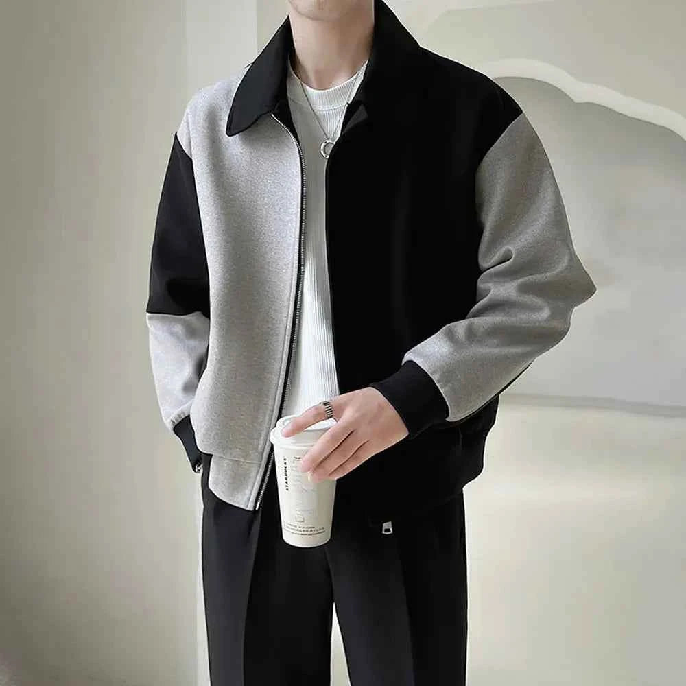 Autumn Contrast Color Casual Business Jacket
