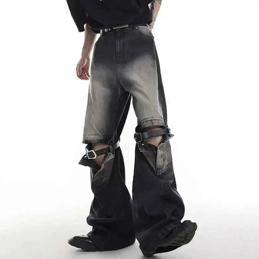 Vintage American Style Micro Flared Jeans