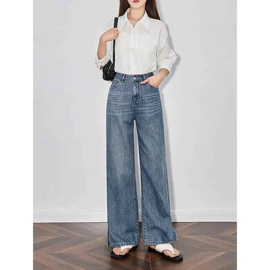 Handmade Wide Leg Denim Jeans