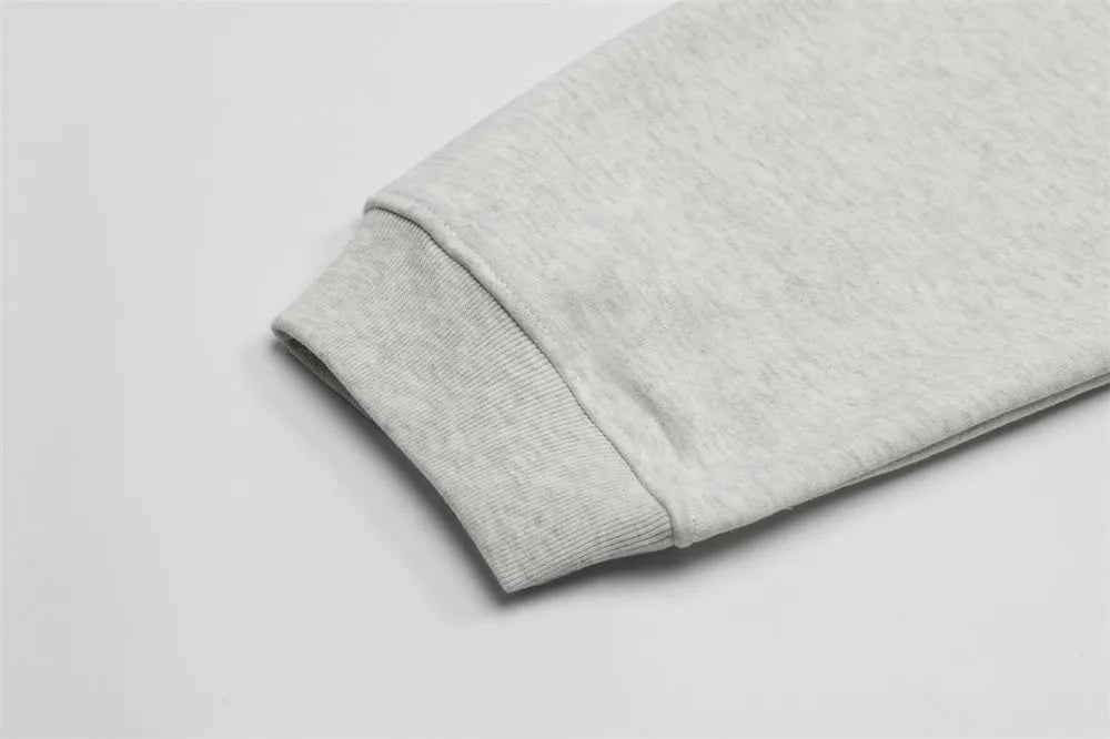 Cozy Distressed Patchwork Fleece Crew Sweatshirt