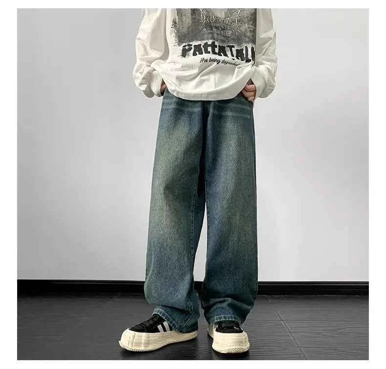 Vintage Loose Fit Hip Hop Denim Jeans