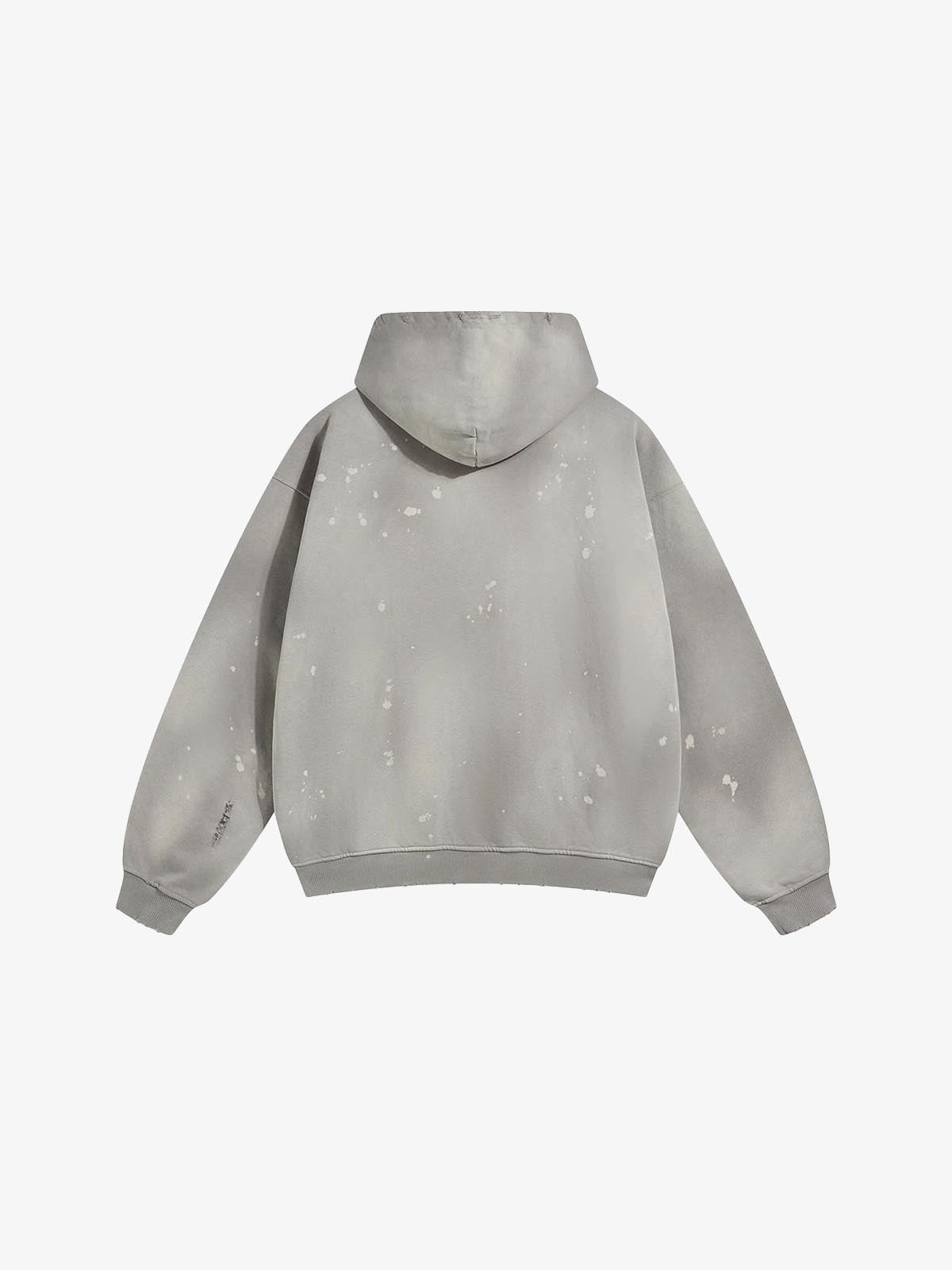 Iso Splash Abstract Oversized Pullover Hoodie