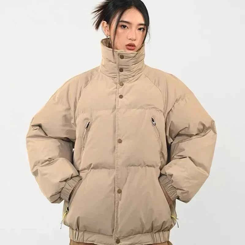 Premium Stand Collar Oversized Puffer Jacket