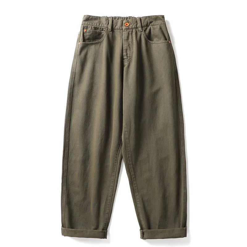 Casual Straight-Leg Trousers