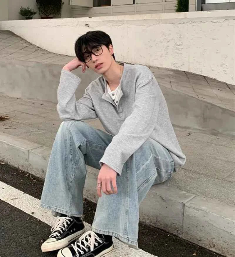 High-Quality Fake Two Piece Long Sleeve T-Shirt