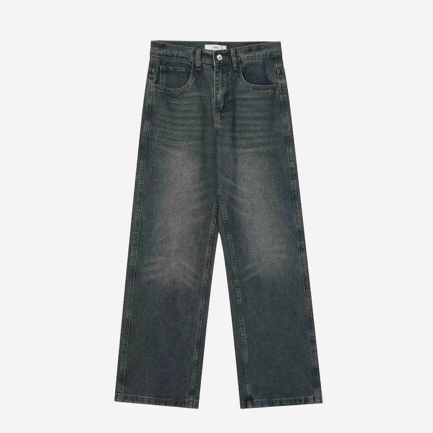 Premium Streetwear Wide Leg Denim Jeans