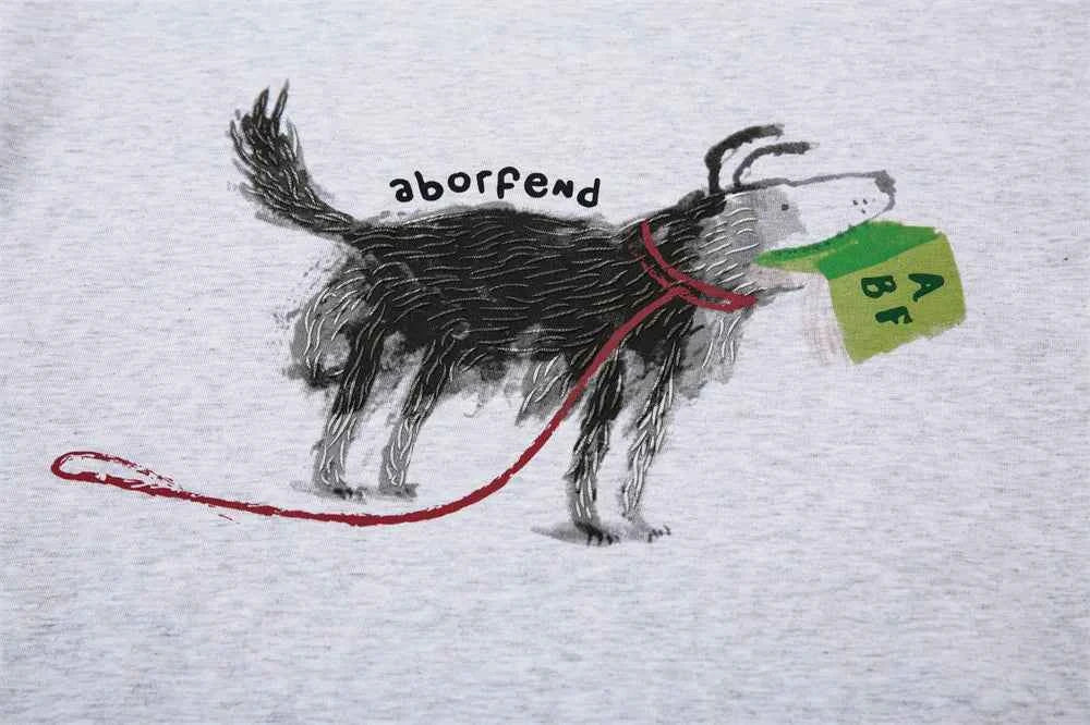 Y2K Vibrant Graffiti Puppy Crew Neck T-Shirt