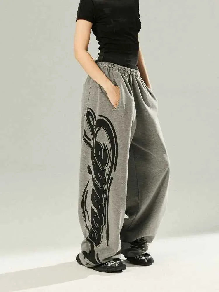 Jazzy Printed Hip Hop Dance Sweatpants