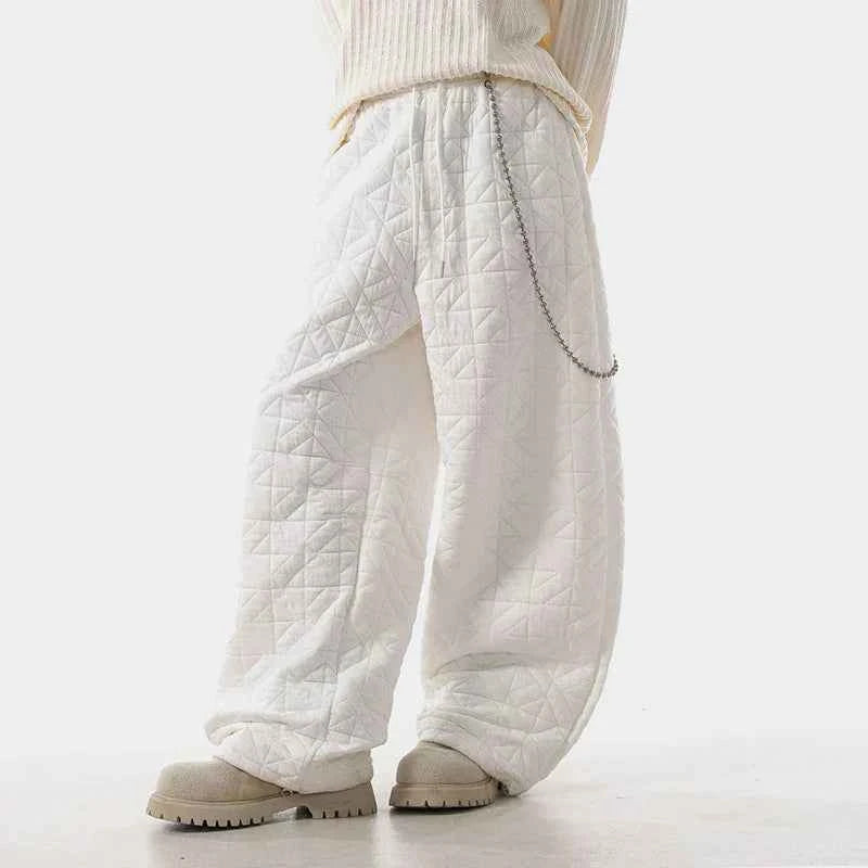 American Style Elastic Waist Dance Sweatpants - Unisex Oversized Baggy Joggers