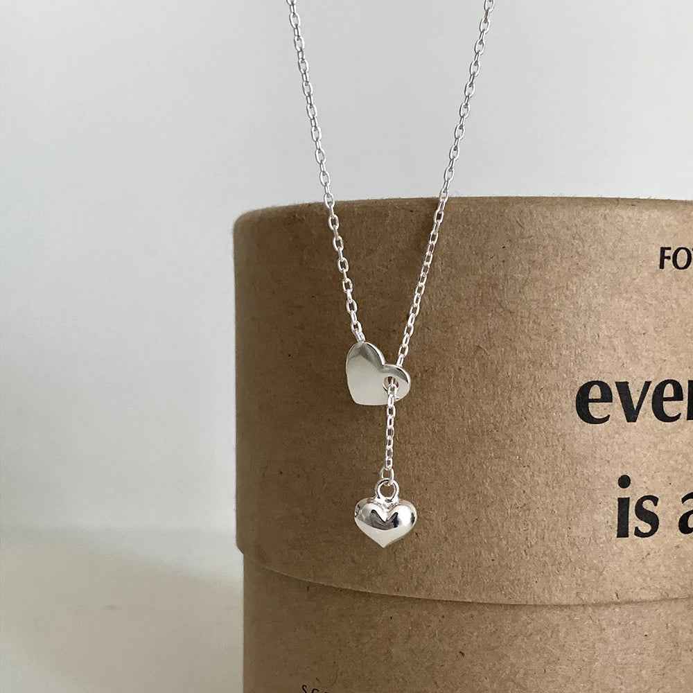 Heart Pendant Adjustable Choker Necklace