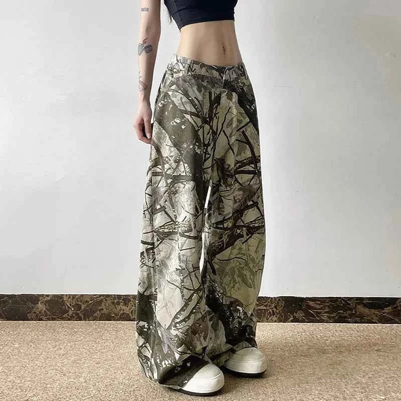 Effortless Cool American Style Loose Pants