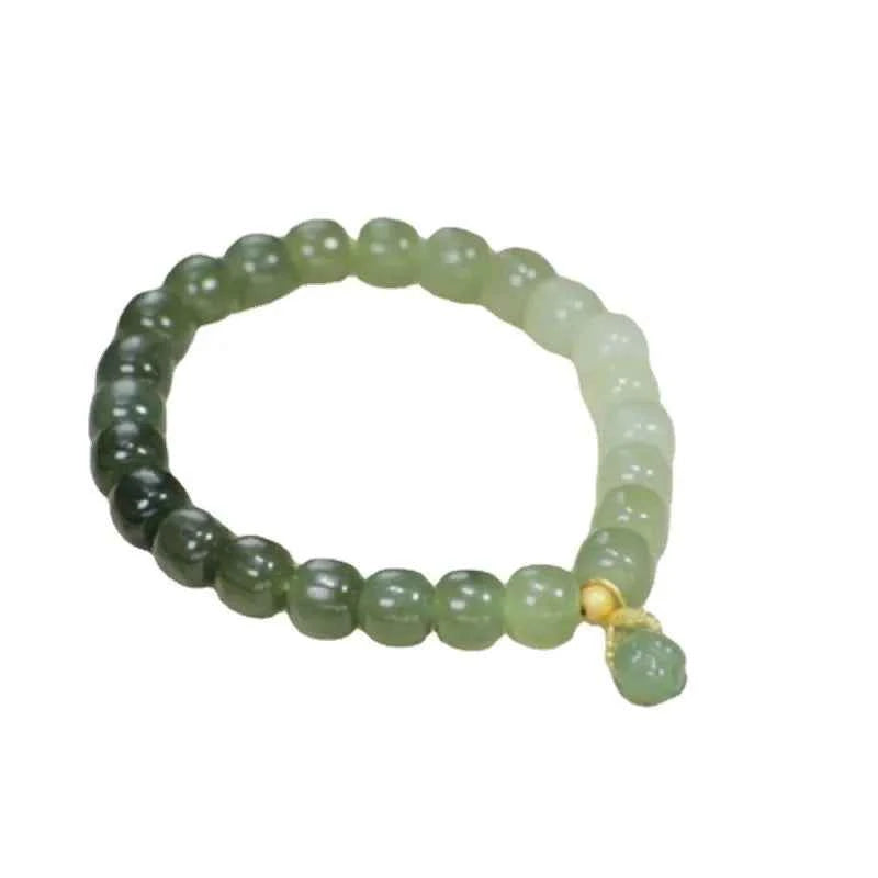 Fresh Hetian Jade Pearl Bracelet