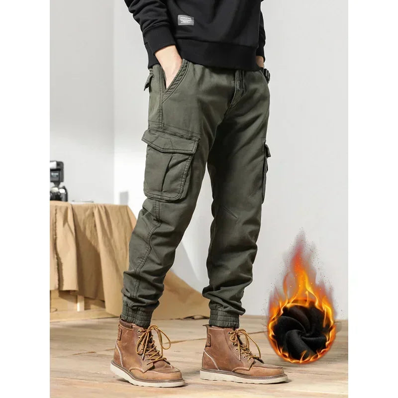 Slim Fit Elastic Ankle Pants
