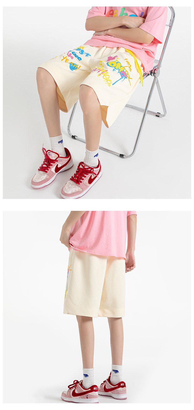 SAVAGE Colorful Neon Style Shorts