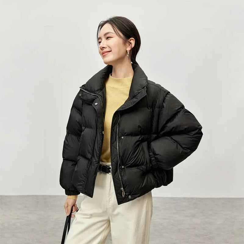 Cozy White Down Puffer Jacket