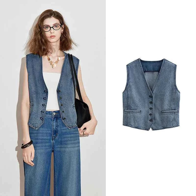 Vintage Western Style Slim Fit Vest