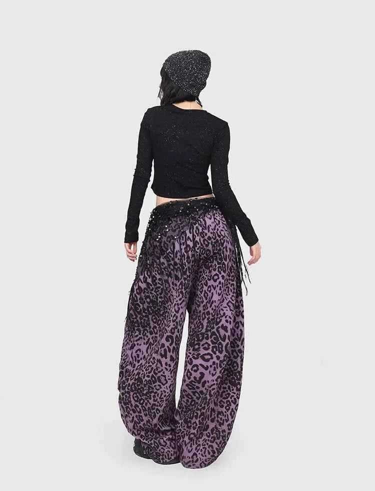 Leopard StreetWare Print Paratrooper Pants
