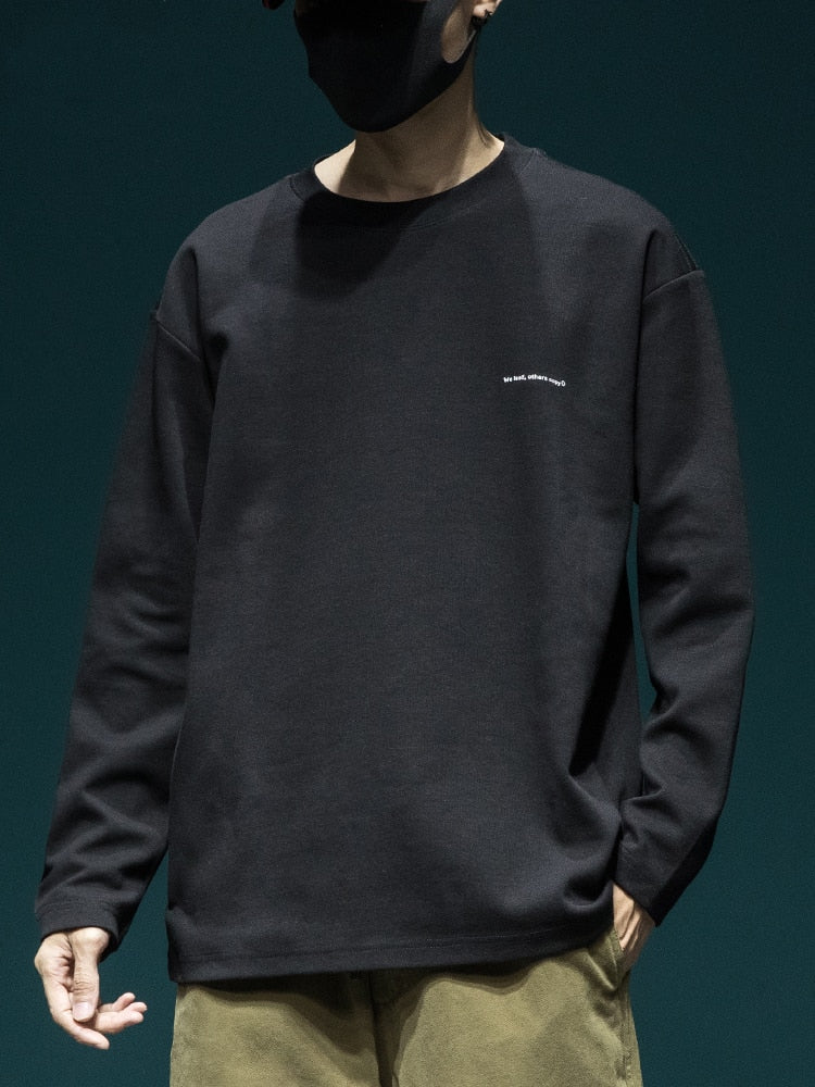 We lead, others copy© Casual Solid Long Sleeve