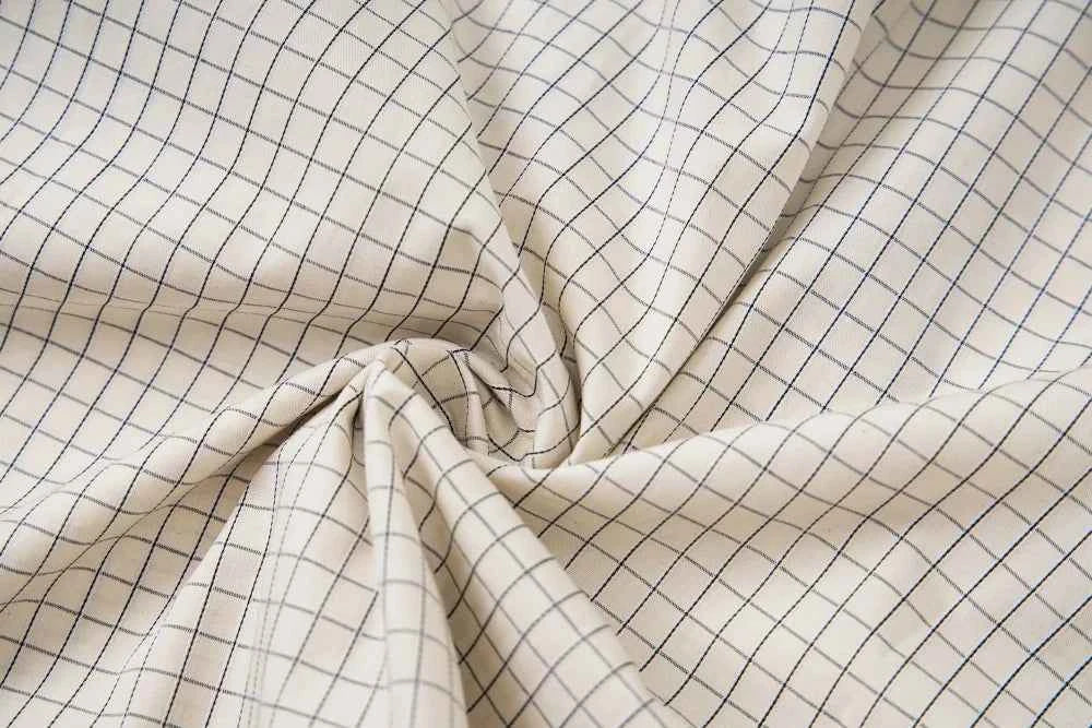 Retro Plaid Embroidered With Tie Long Sleeve Shirt