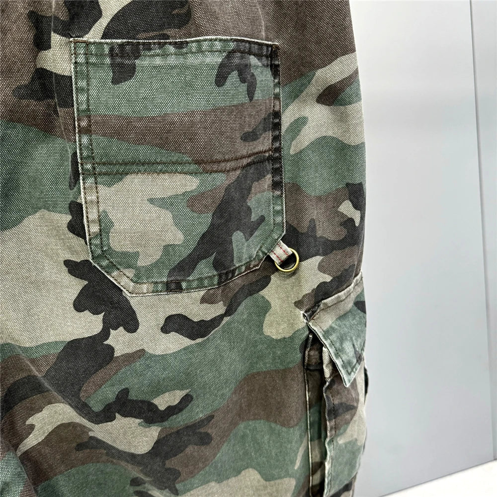 Tactical Camouflage Knee Length Shorts