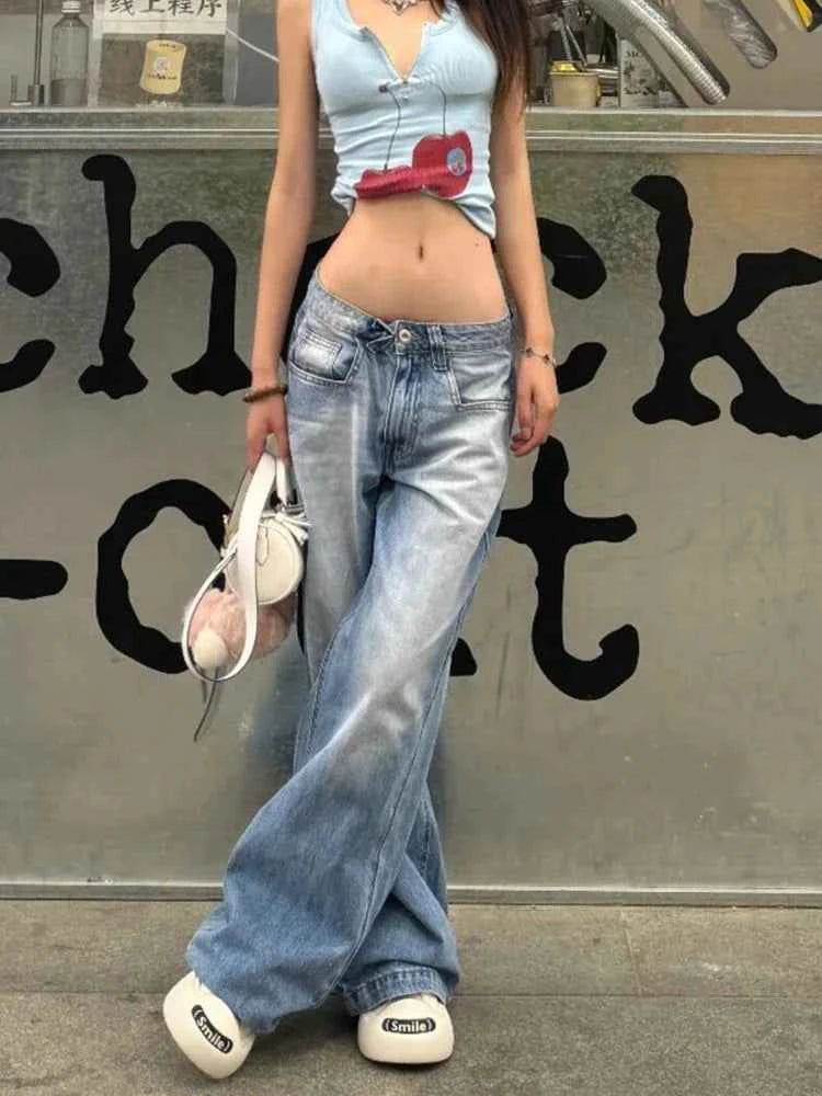 Y2K Japanese Vintage American Low Jeans