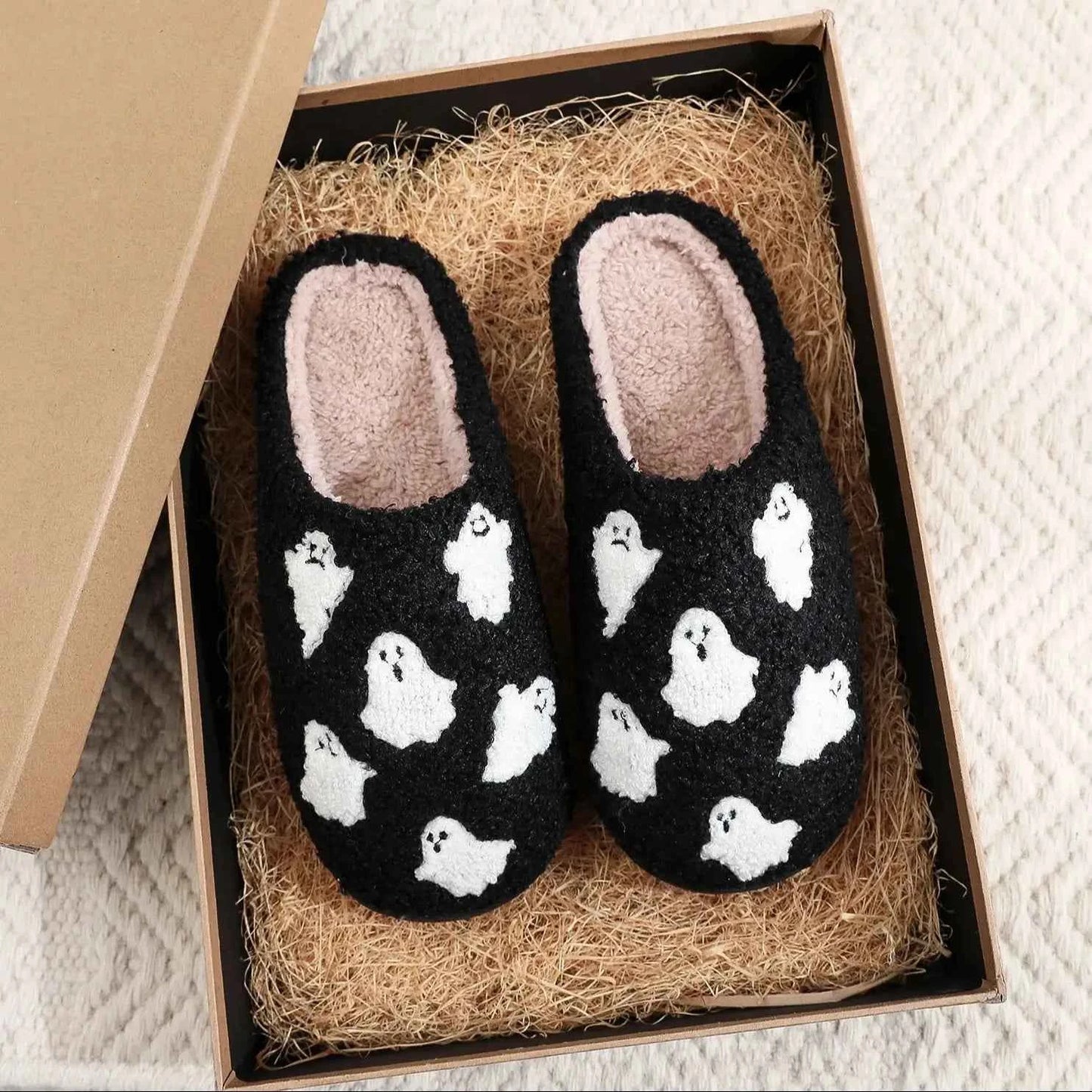 Halloween Spooky Ghost Pattern Slipper